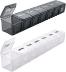 Oversized Weekly Pill Organizer Box 2-pack