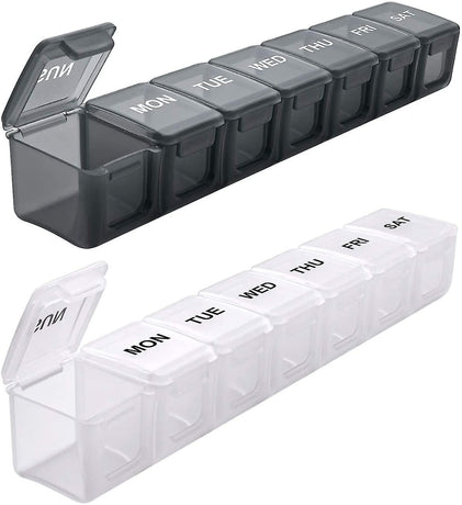 Oversized Weekly Pill Organizer Box 2-pack