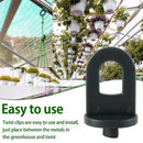 Greenhouse Hanging Hooks 100pcs Fasteners Tied Buckle Grafting Clips for Plant Vegetables