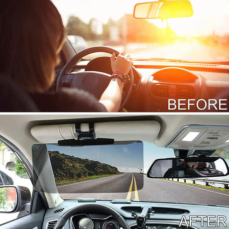 Anti-Reflective Sunshade Car Mirror Extensions Compatible with All Trucks Front