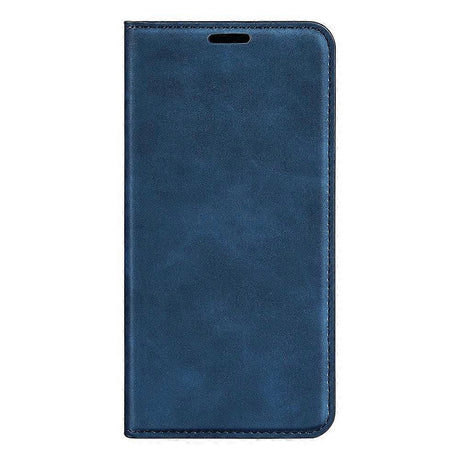 Samsung Galaxy M34 5G Phone Case Retro Skin Magnetic Leather Dark Blue