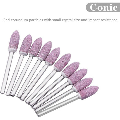 Dremel Rotary Tool Grinding Wheel, 3mm Shank Abrasive Polishing Mounted Stone, 100pcs Compatible with Dremel