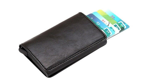 RFID NFC Blocking Card Holder - Black