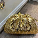 Cloud Backpack Cow Leather Crinkle Dumpling Handbag Shoulder Bag for Women MJ51 White 22x9x14cm