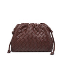 Cloud Backpack Crinkle Dumpling Handbag MJ51 Wine Red 22 x 9 x 14 cm Ladies Cow Leather Shoulder Bag
