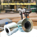 2-Pack Copper Pipe Cleaning Brush, Full-Metal HVAC Pipe Cleaning Brush with 1/4in Shaft for Drill Power