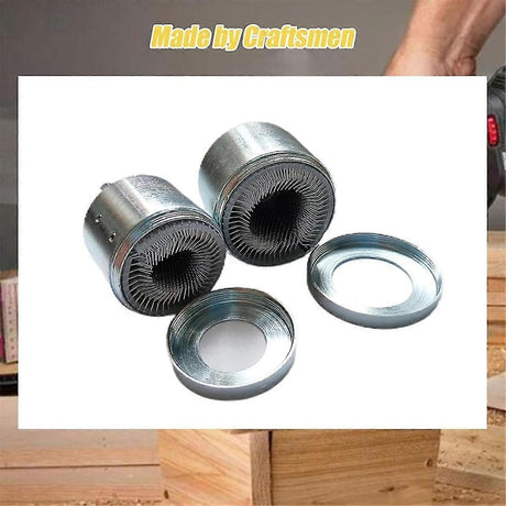 2-Pack Copper Pipe Cleaning Brush, Full-Metal HVAC Pipe Cleaning Brush with 1/4in Shaft for Drill Power