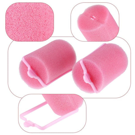 Sponge Hair Rollers 2.5cm Large for Styling Soft Foam Set of 24