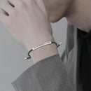 Don't Let the Tough Days Win Bracelet, Inspirational Black Bracelet for Women and Men Onesize