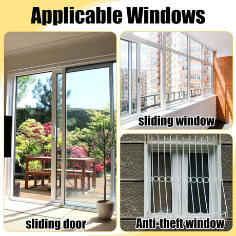 Sliding Window Locks 4pcs Adjustable Security with Oral-B Compatible Reinforced Aluminum Alloy for Sliding Doors and Windows