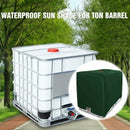 GU.B/bon IBC Tank Cover Tarpaulin for 1000L Container, 116 x 100 x 120 cm Water Tank Cover Anti-UV Anti-Rain Green