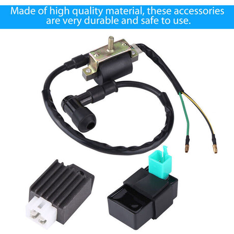 Ignition Coil CDI Regulator Compatible with 110cc 125cc 140cc Trail Dirt Bike Quad ATV DEBUNS
