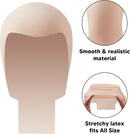 Bald Wig Halloween Costume Accessories Bald Latex Wig Hat for Men and Women