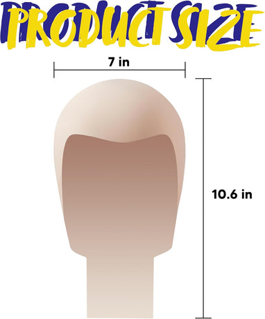 Bald Wig Halloween Costume Accessories Bald Latex Wig Hat for Men and Women