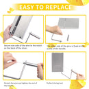 Stainless Steel Cheese Cutter with Wire for Block Cheese, Six Replacement Wires