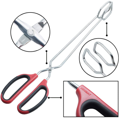 Stainless Steel Extra Long BBQ Grill Tongs Professional Quality Durable