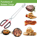 Stainless Steel Extra Long BBQ Grill Tongs Professional Quality Durable