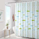 Waterproof Mildew-Resistant Shower Curtain Fresh Fish Single 200x240 cm with Suspension Rings P 200*240+ring