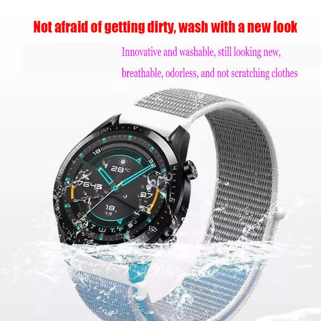 Garmin Venu SQ Compatible Metal Bracelet 18mm 20mm 22mm Silver Watch Band for Vivoactive 3 4 4s Venu 2 2s Forerunner 645 Silicone Nylon Loop