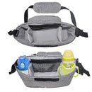 Stroller Organizer Bag Large Storage Compatible with All Strollers Black