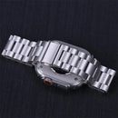Stainless Steel Band Compatible with Apple Watch Series 9 8 7 6 5 49mm 45mm 44mm 42mm Black Metal Bracelet