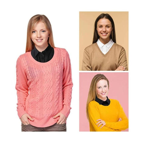 Women's Collar Insert 2 Pcs Detachable Fake Collar