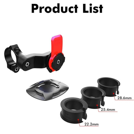 Quad Lock Out Front Bike Mount Twist Lock Mountain Bike Cradle Compatible with Samsung Xiaomi