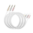 Apple Aux Cable 1m Pink Compatible with iPhone and Car Audio 3.5mm Auxiliary Cable