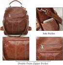 Vintage Waterproof Backpack for Women Girls Shoulder Bag Daypack
