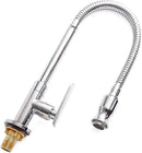 360° Flexible Neck Outdoor Faucet Kitchen Mixer Bar Garden Faucet Compatible for Laundry Room