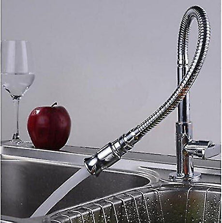 360° Flexible Neck Outdoor Faucet Kitchen Mixer Bar Garden Faucet Compatible for Laundry Room