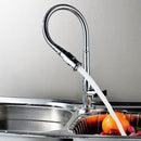 360° Flexible Neck Outdoor Faucet Kitchen Mixer Bar Garden Faucet Compatible for Laundry Room