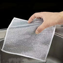 15 Pack Effective Wire Dishcloths Comfortable for Kitchen Cleaning