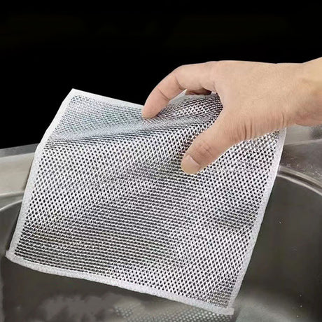 15 Pack Effective Wire Dishcloths Comfortable for Kitchen Cleaning