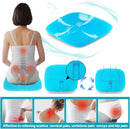 Gel Seat Cushion for Long-Term Sitting Pressure Relief Double Thick Gel Office Chair Cushion