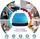 Gel Seat Cushion for Long-Term Sitting Pressure Relief Double Thick Gel Office Chair Cushion