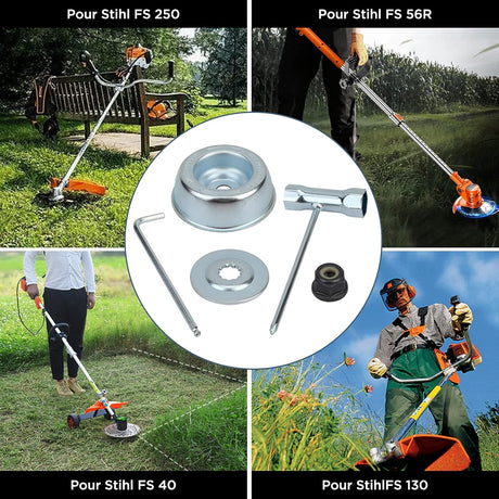 Stihl Brushcutter Head Nut Kit Compatible with FS55 FS56 FS70 FS85 FS90 FS94 FS100 FS110 FS120 Models