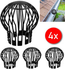 4x Leaf Guards for Rain Gutter Downspout Compatible with Various Brands