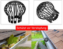 4x Leaf Guards for Rain Gutter Downspout Compatible with Various Brands