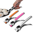 Black Air Fryer Tongs and Pot Gripper Set 2 pcs Camping Tools Compatible with Philips