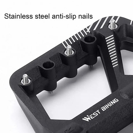 Non-slip Wide Pedals Repair Function Blue 1 Pair