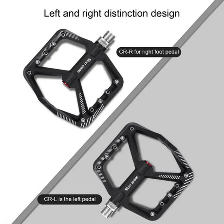 Non-slip Wide Pedals Repair Function Blue 1 Pair