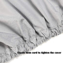 Waterproof Outdoor Pedestal Pontoon Boat Captain Bench Chair Covers 2-Pack Oxford Fabric