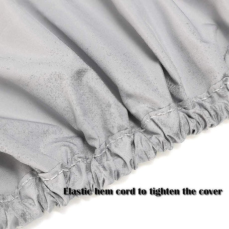 Waterproof Outdoor Pedestal Pontoon Boat Captain Bench Chair Covers 2-Pack Oxford Fabric