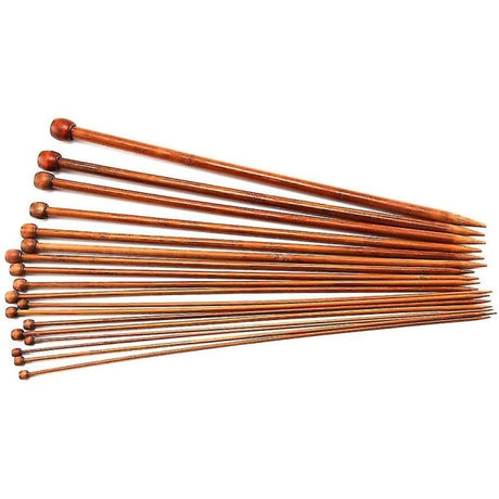 Bamboo Chopsticks 36pcs Carbonated 2mm-10mm Single Pointed