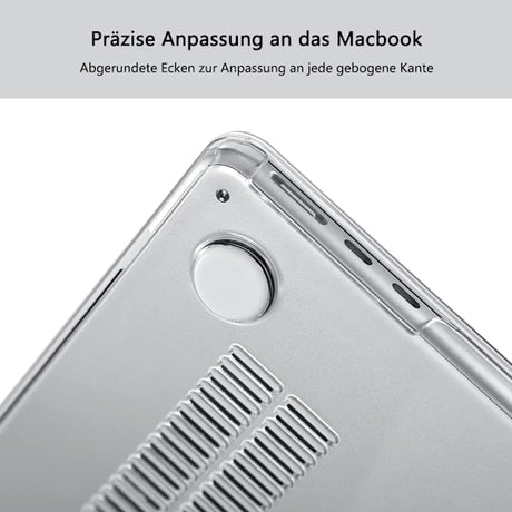 MacBook Air 13.6 Inch M2 A2681 2022 Case Ultra Thin Hard Shell Protective Cover Compatible with MacBook Air Crystal Clear