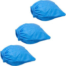 Textile Filter Bags Compatible with Lidl Parkside PNTS 1300 Wet and Dry Vacuum Cleaner Blue Washable 3pcs