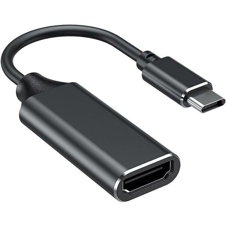 4K HDMI to USB C Adapter with Audio Video Output Compatible with MacBook iPad Pro Samsung Huawei Mate 20 Black
