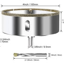 Diamond Hole Saw 100mm with Centering Drill Tile Cutter