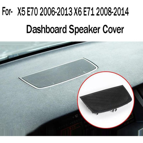 Dashboard Speaker Grille Compatible with BMW X5 E70 2006-2013 X6 E71 2008-2014 Part 51457161796